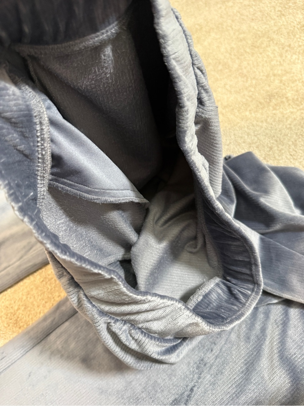 Comfort Wide-Leg Velvet Pants - Blue/Grey - Vuori - Picture 8 of 12